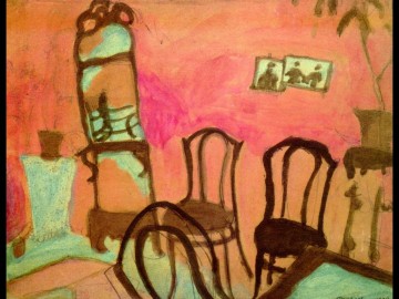 Marc Chagall Painting - Small Drawing Room contemporary Marc Chagall